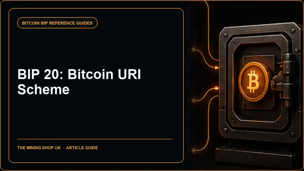 BIP 20 Bitcoin URI scheme guide cover