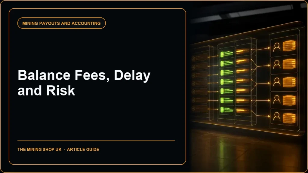 Mining Pool Payout Thresholds: Balance Fees, Delay and Risk article guide cover
