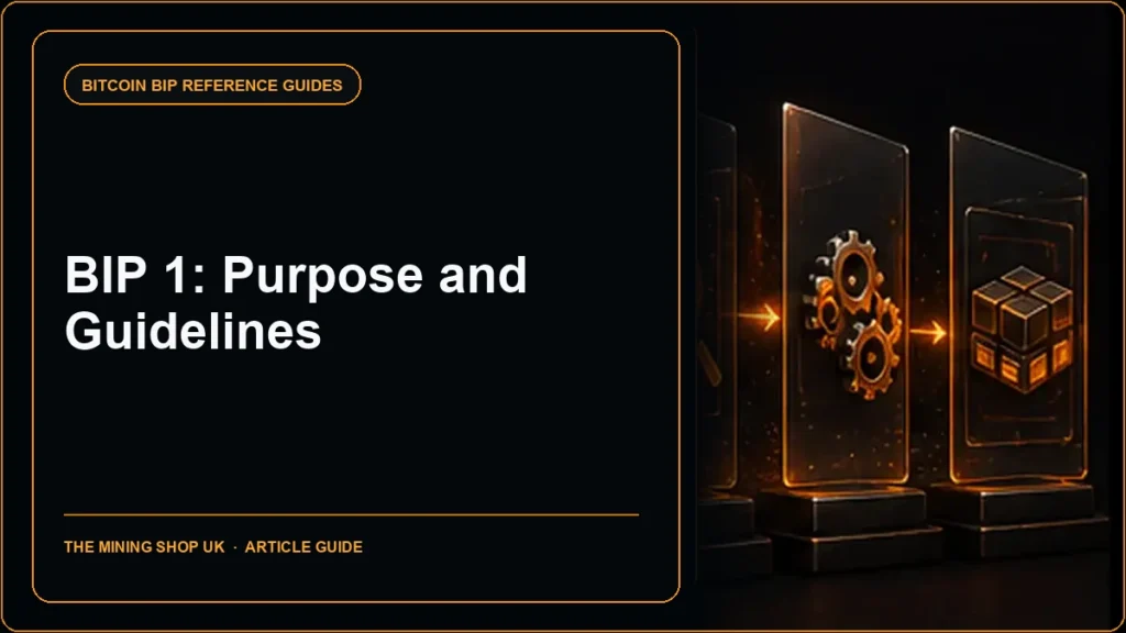 BIP 1 purpose and guidelines guide cover