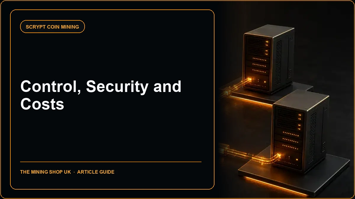 Litecoin Full Nodes for Scrypt Miners: Control, Security and Costs