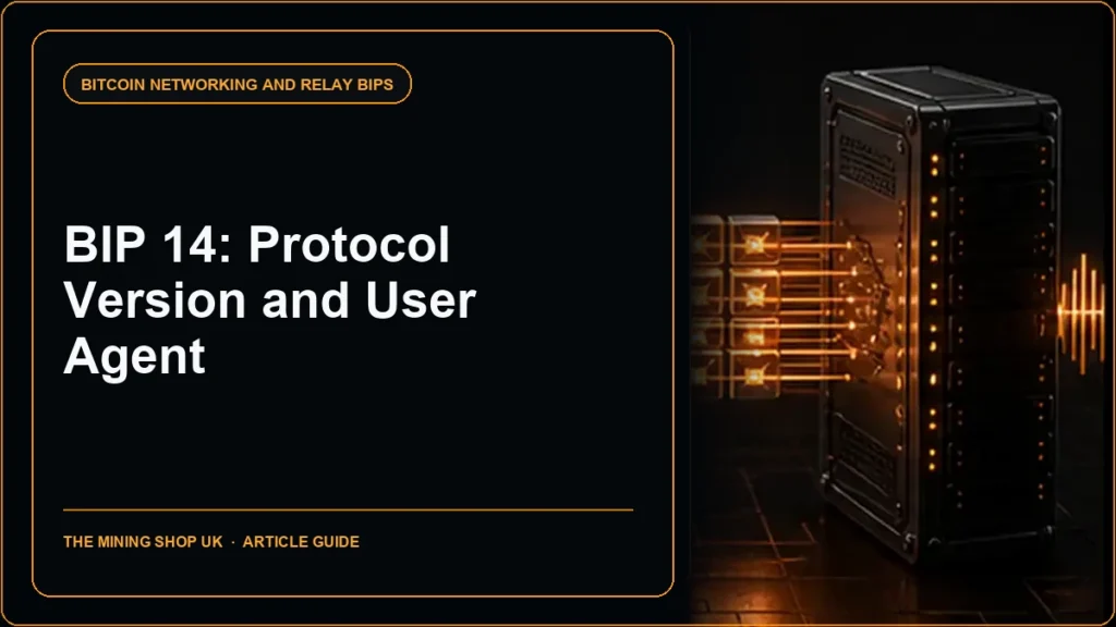 BIP 14 Bitcoin user agent guide cover