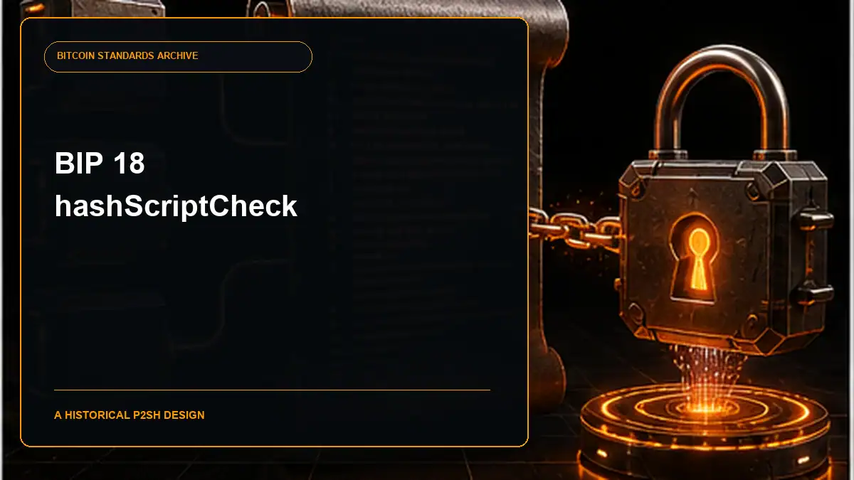 BIP 18 hashScriptCheck guide cover