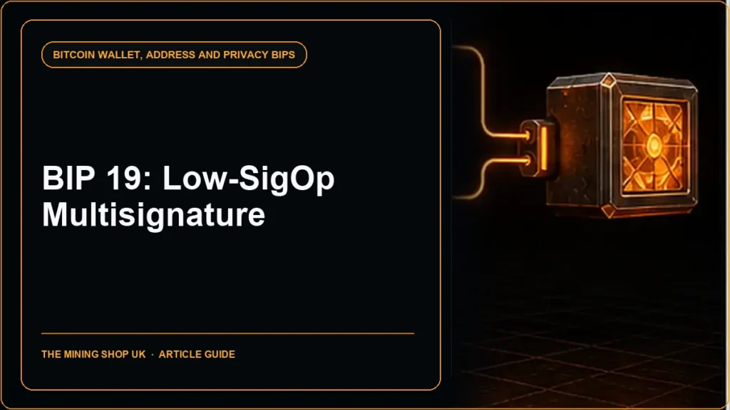 BIP 19 M-of-N Standard Transactions (Low SigOp) guide cover