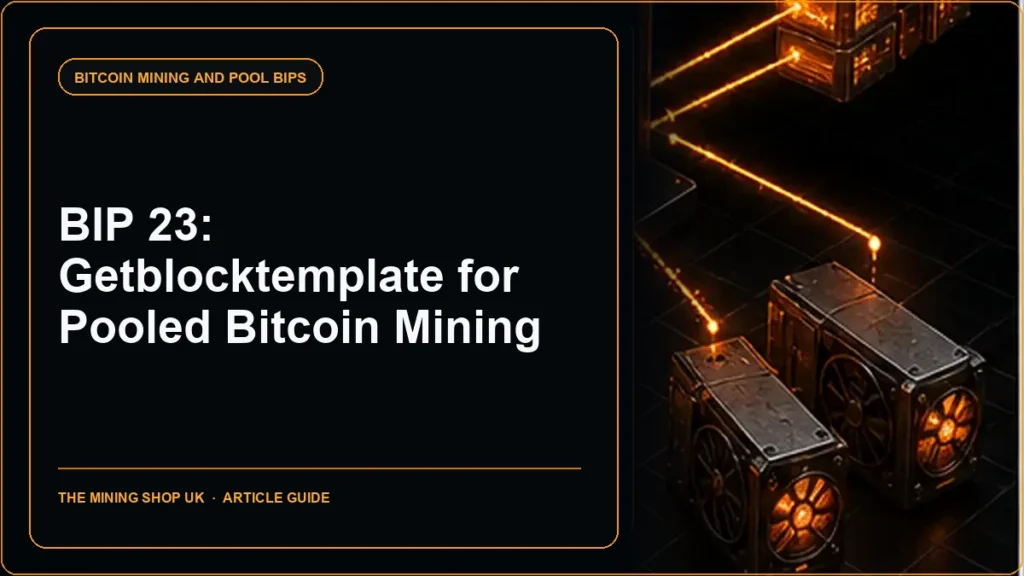 BIP 23 getblocktemplate - Pooled Mining guide cover