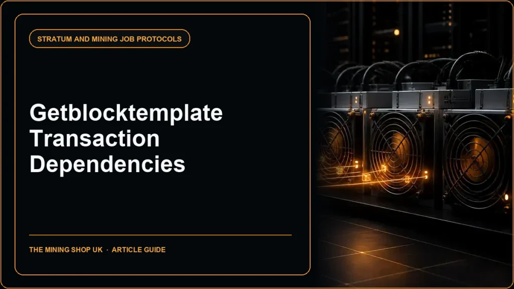 Getblocktemplate Transaction Dependencies for Miners article guide cover