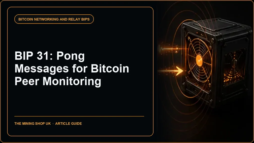 BIP 31 pong message guide cover