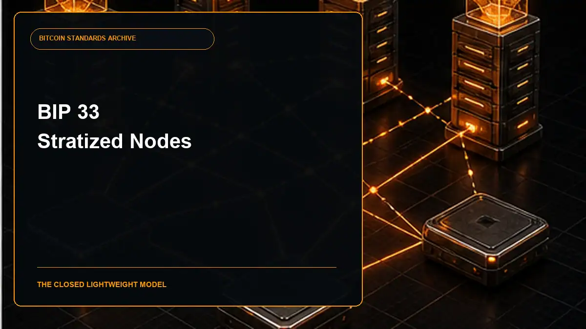 BIP 33 Stratized Nodes guide cover