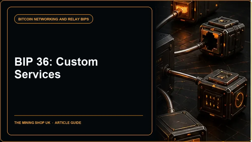 BIP 36 Custom Services guide cover