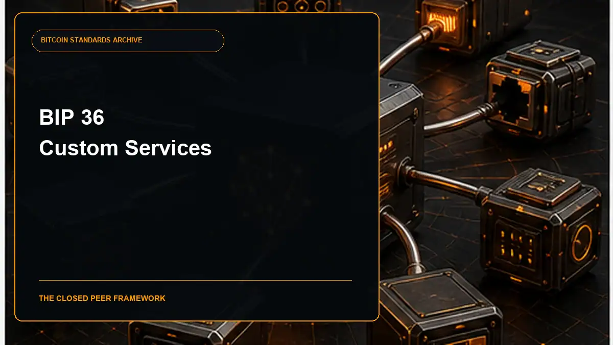 BIP 36 Custom Services guide cover