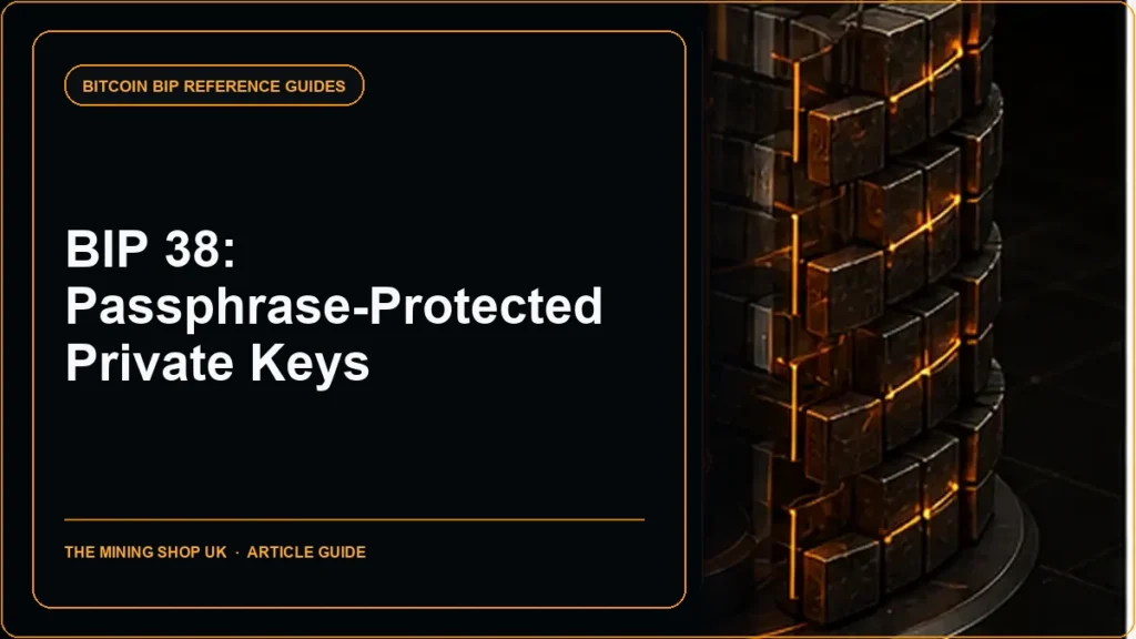 BIP 38 Passphrase-protected private key guide cover