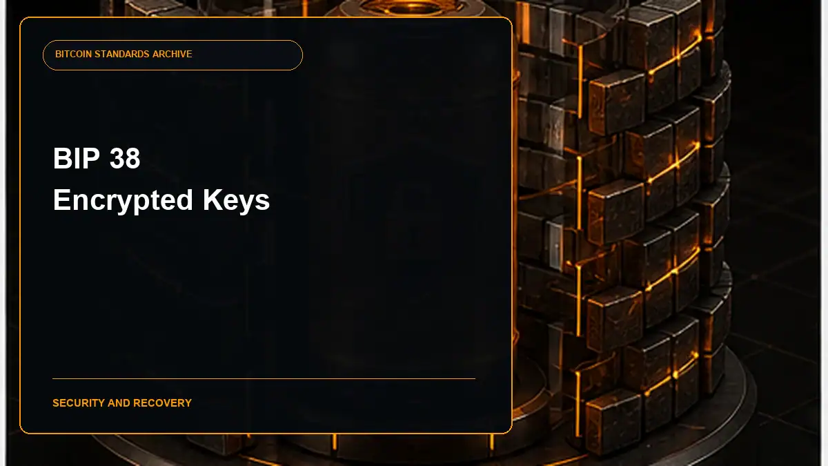 BIP 38 Passphrase-protected private key guide cover