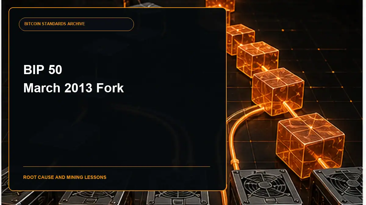 BIP 50 March 2013 Chain Fork Post-Mortem guide cover