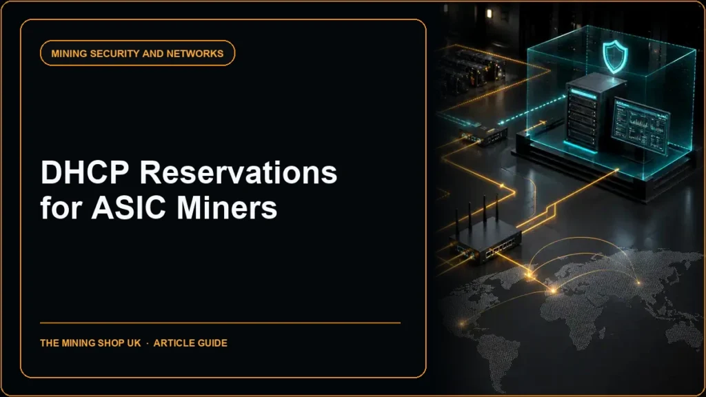 Static IP Addresses Versus DHCP Reservations for ASIC Miners article guide cover