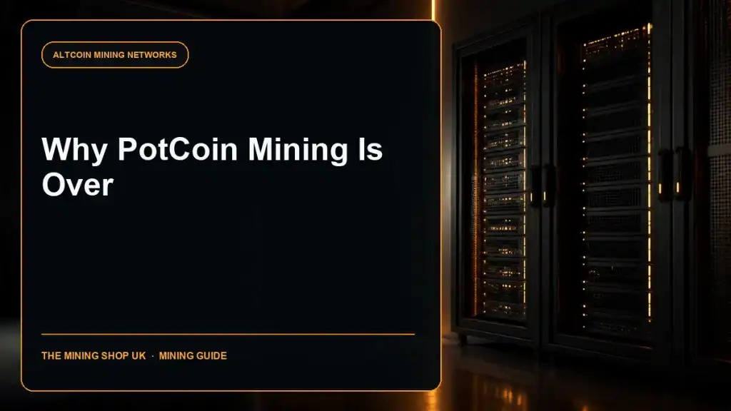 PotCoin mining ended guide cover