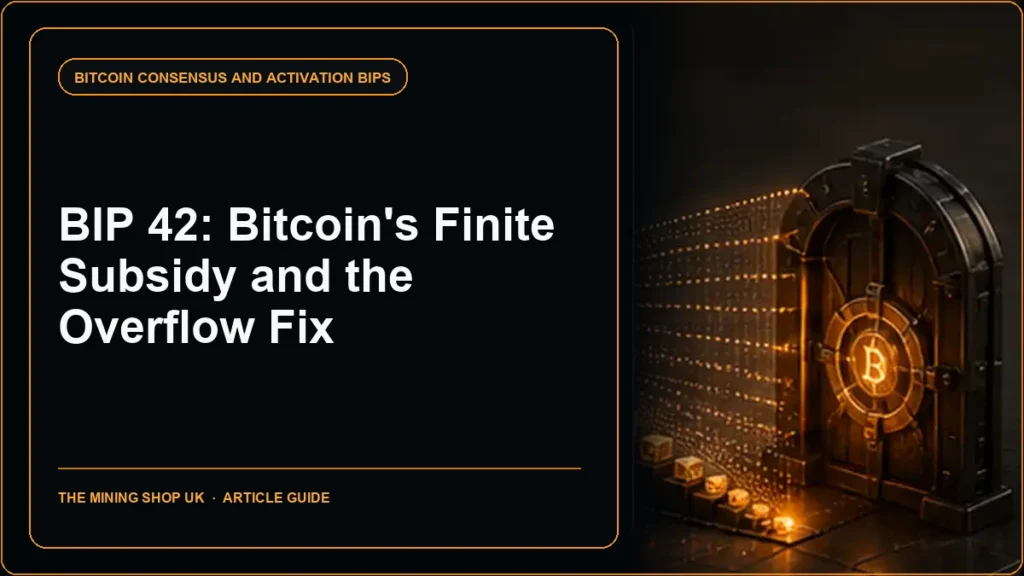 BIP 42 Bitcoin subsidy guide cover
