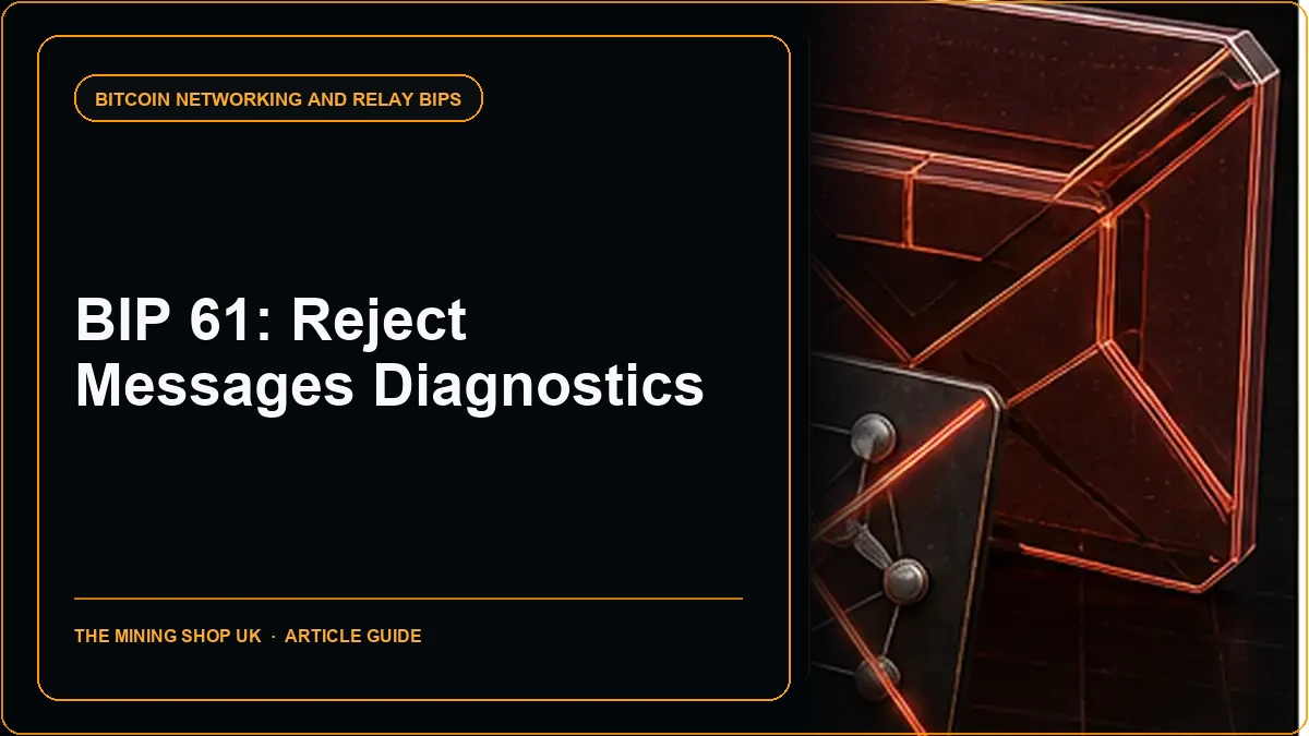 BIP 61 Reject Messages Explained for Bitcoin Node Diagnostics