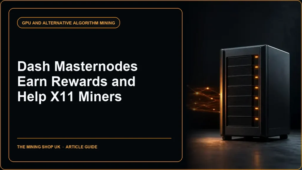 How Dash Masternodes Earn Rewards and Help X11 Miners article guide cover