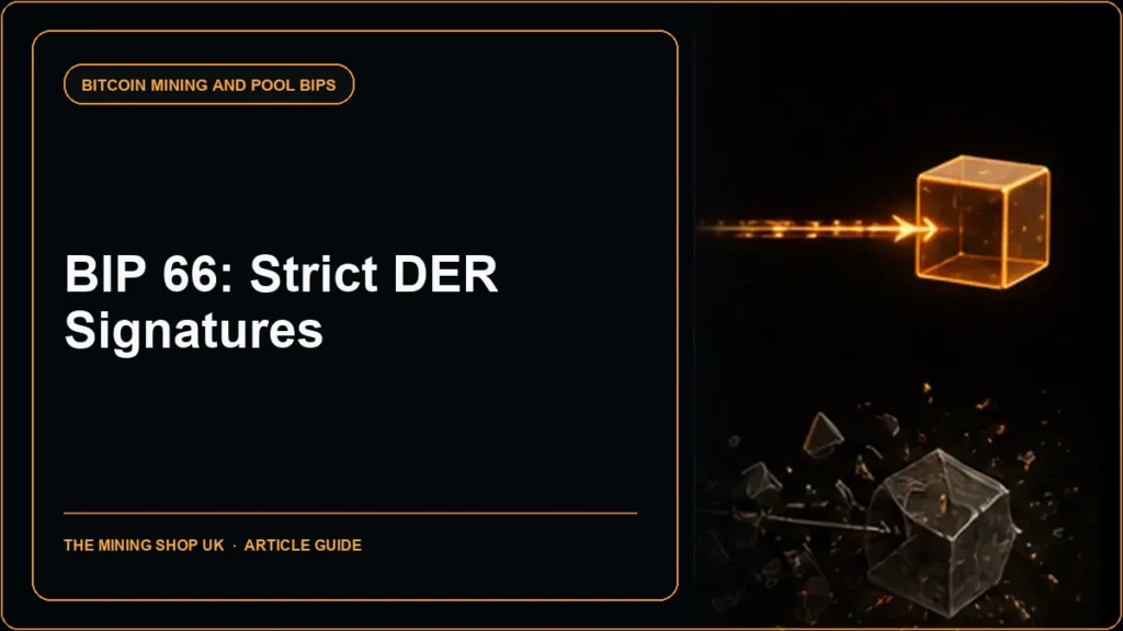 BIP 66 strict DER signatures guide cover