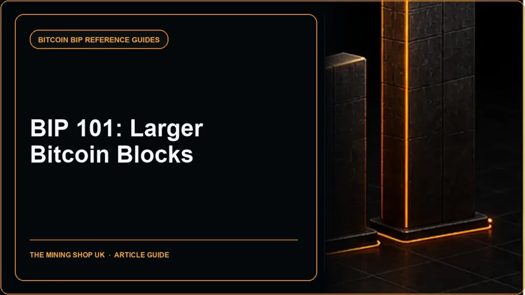 BIP 101 Increase maximum block size guide cover