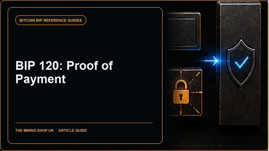 BIP 120 Proof of Payment guide cover