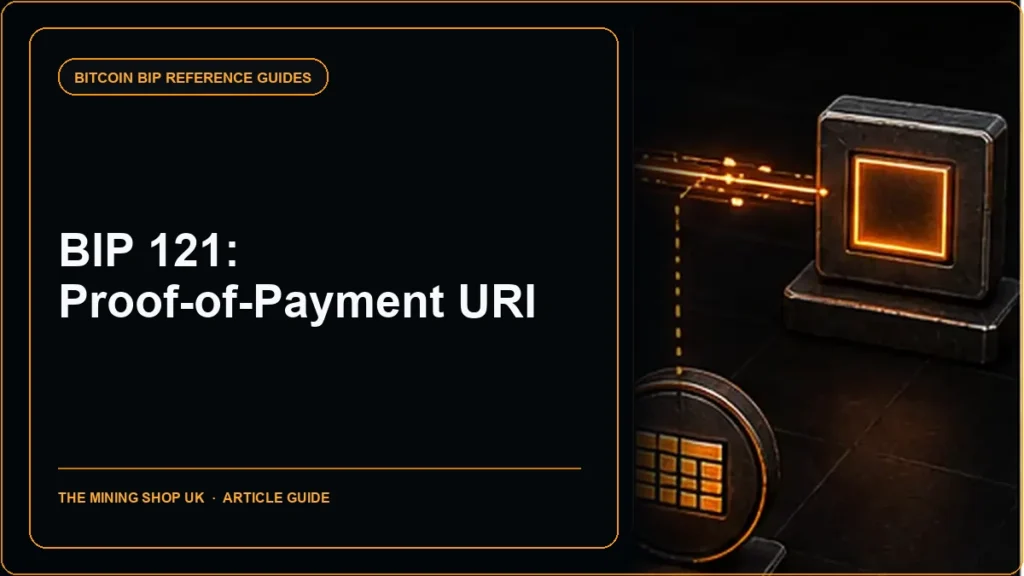 BIP 121 Proof of Payment URI scheme guide cover