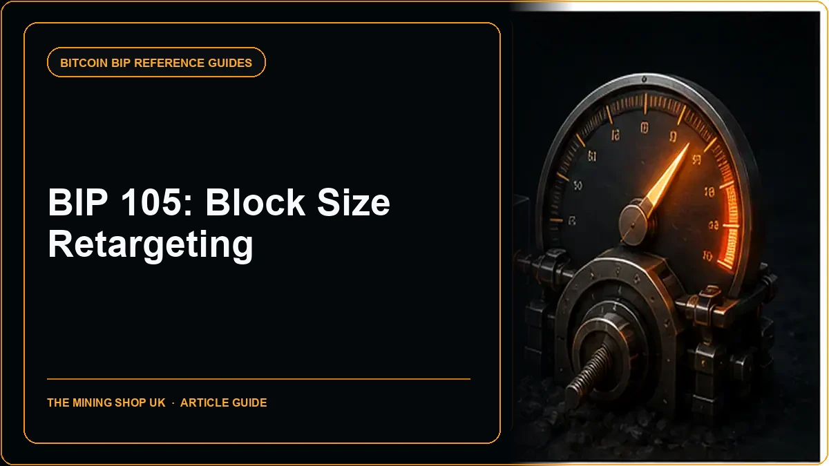 BIP 105 Block Size Retargeting Explained