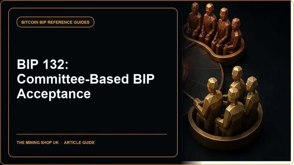 BIP 132 Committee-based BIP Acceptance Process guide cover