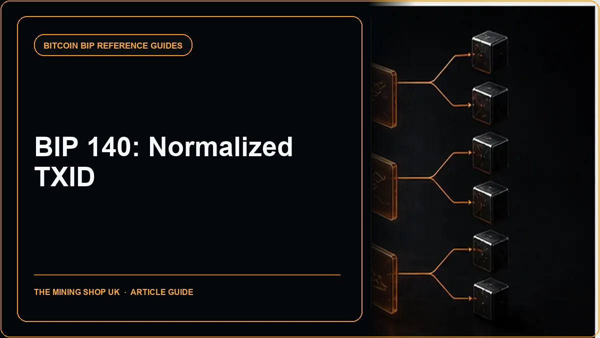 BIP 140 Normalized TXID Explained