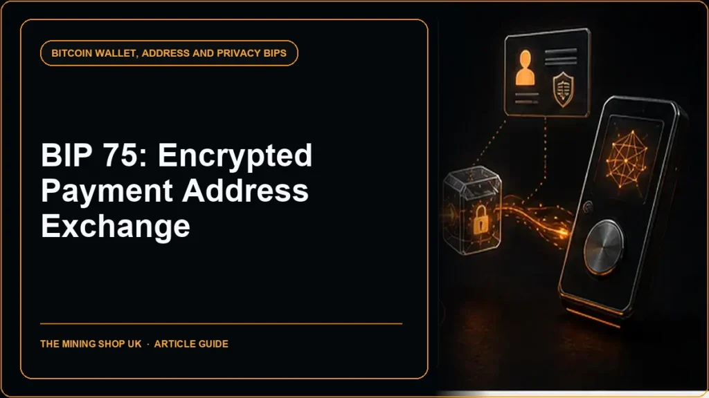 BIP 75 Out of Band Address Exchange using Payment Protocol Encryption guide cover