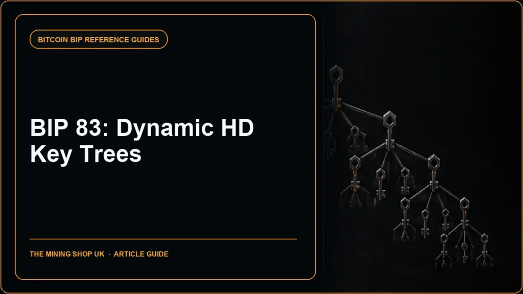 BIP 83 Dynamic Hierarchical Deterministic Key Trees guide cover