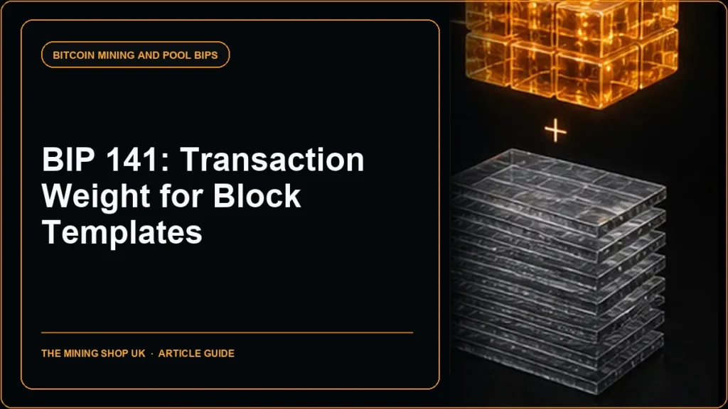 BIP 141 transaction weight guide cover