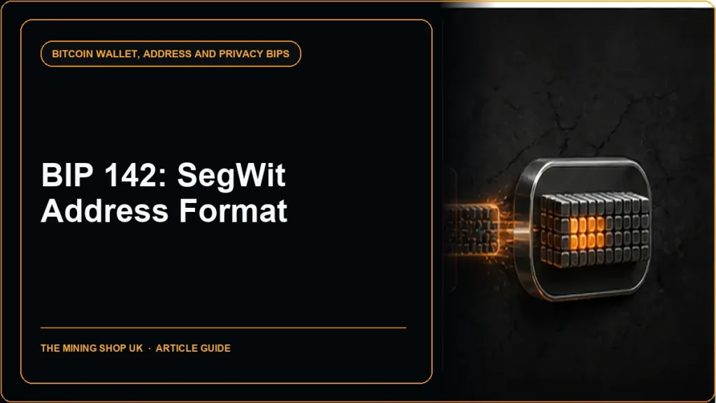BIP 142 Address Format for Segregated Witness guide cover