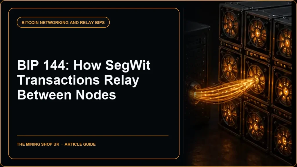 BIP 144 SegWit relay guide cover