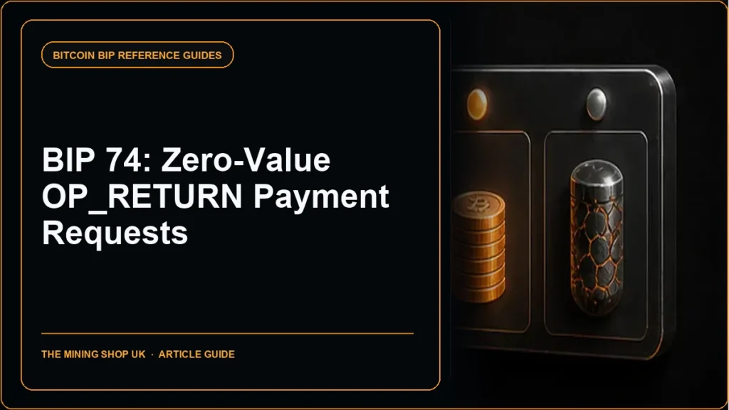 BIP 74 Allow zero value OP_RETURN in Payment Protocol guide cover