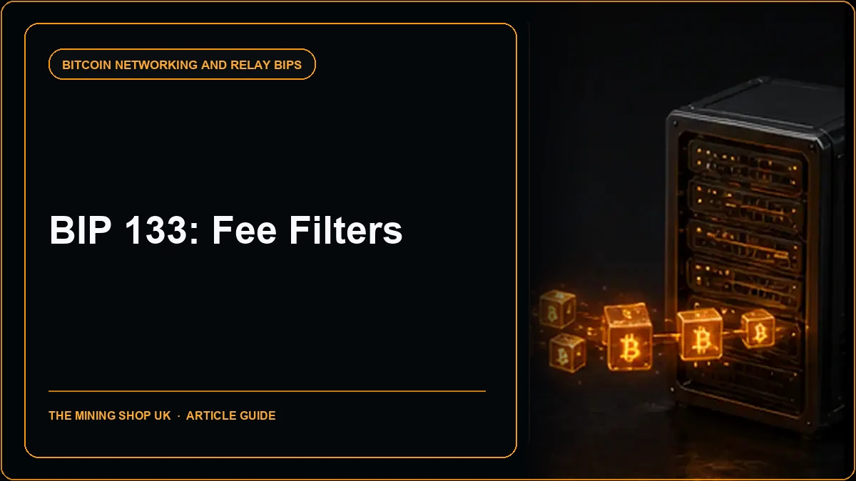 BIP 133 Fee Filters Explained: Why Bitcoin Peers Suppress Transactions