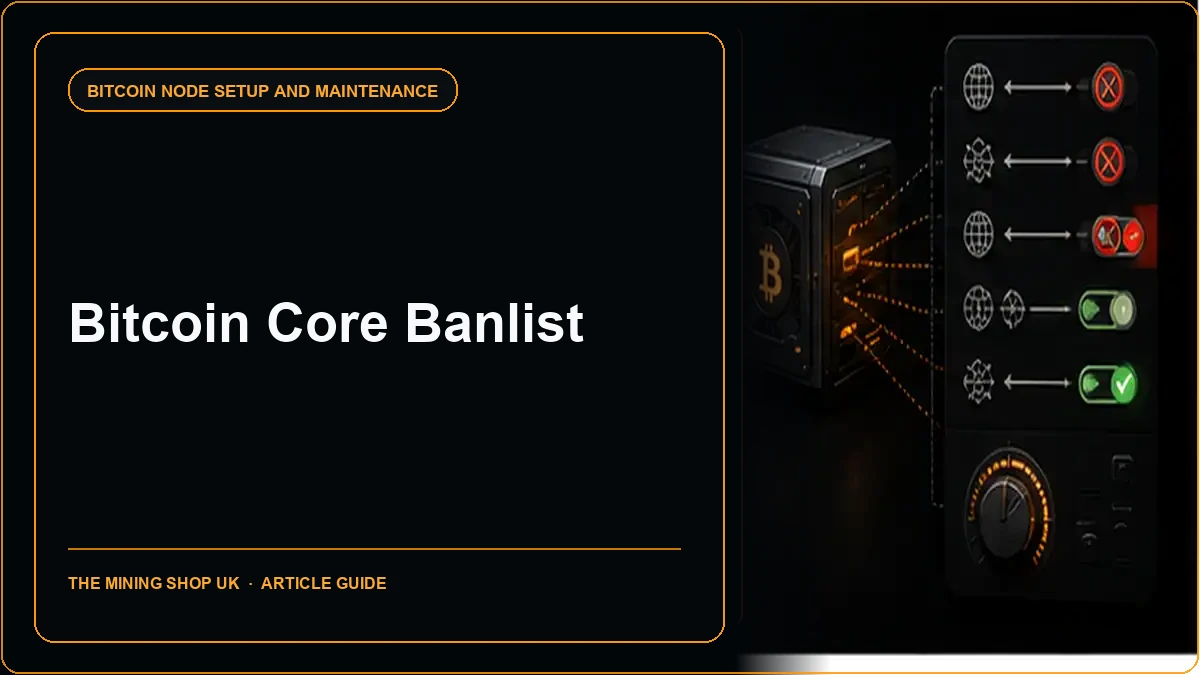 Bitcoin Core Banlist Operations for Node Administrators