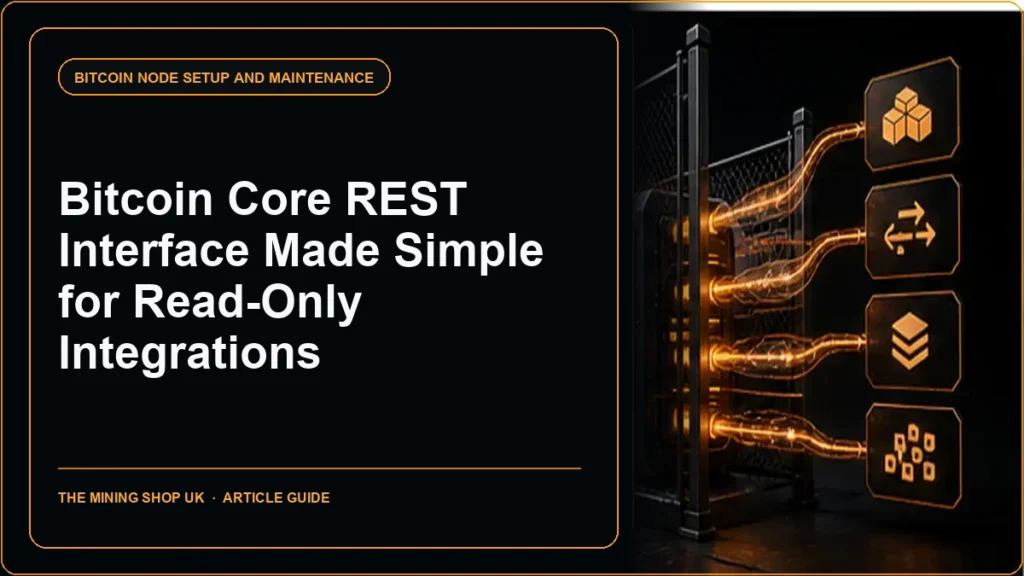 Bitcoin Core REST interface guide cover