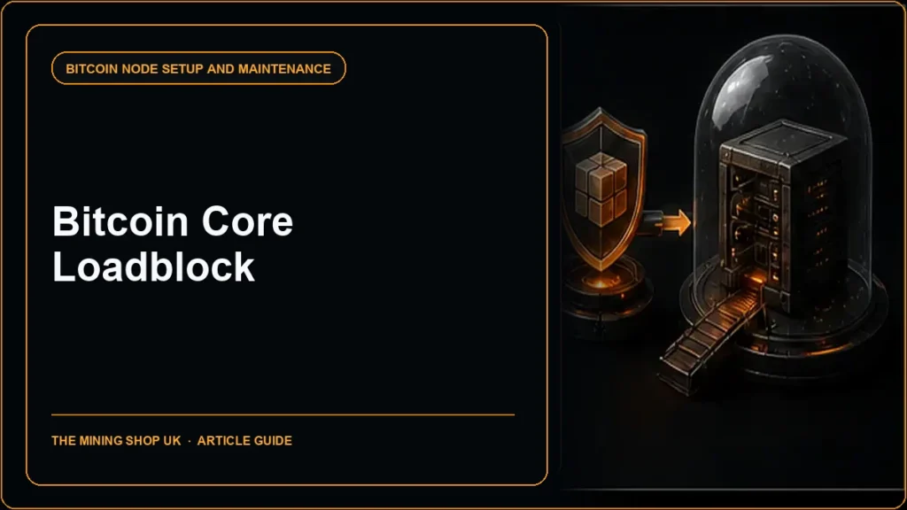 Bitcoin Core loadblock guide cover