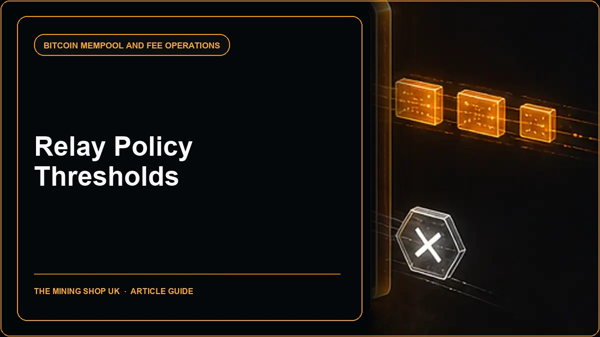 Bitcoin Core minrelaytxfee Explained: Relay Policy Thresholds