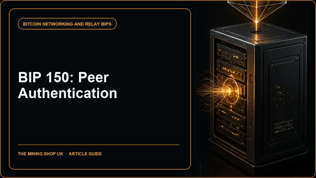 BIP 150 peer authentication guide cover