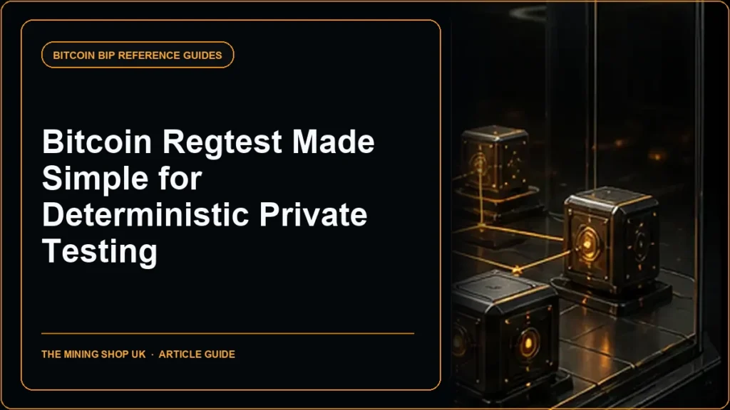 Bitcoin regtest guide cover