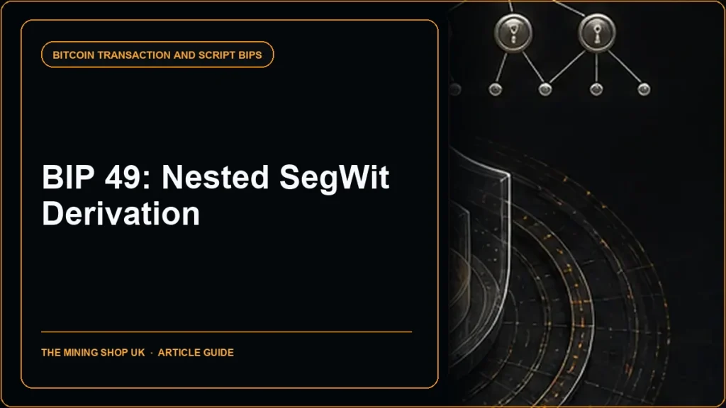 BIP 49 nested SegWit guide cover
