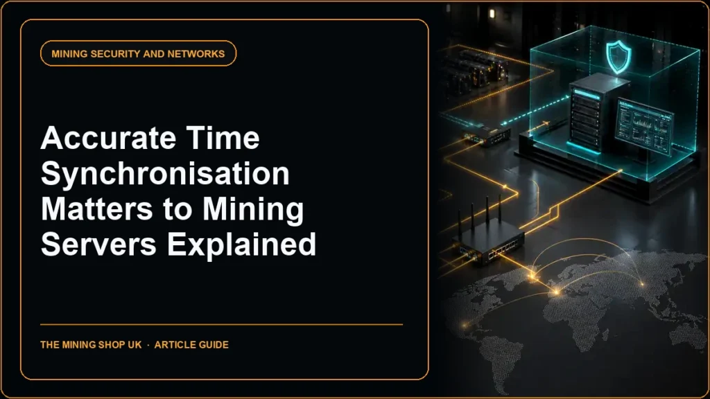 Why Accurate Time Synchronisation Matters to Mining Servers article guide cover