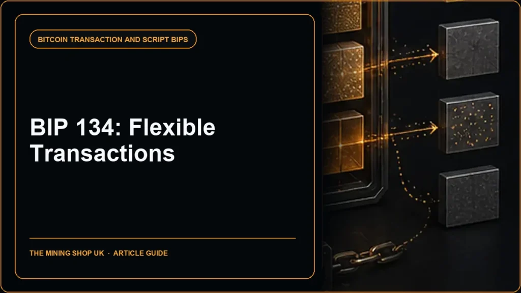 BIP 134 Flexible Transactions guide cover