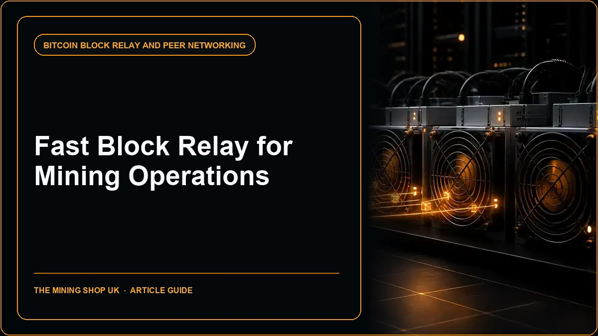 Bitcoin FIBRE Explained: Fast Block Relay for Mining Operations