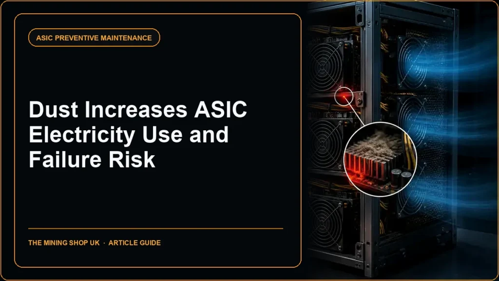 How Dust Increases ASIC Electricity Use and Failure Risk article guide cover