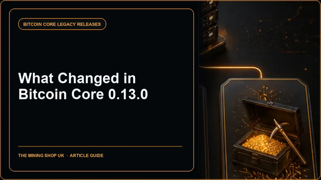 Bitcoin Core 0.13.0 guide cover
