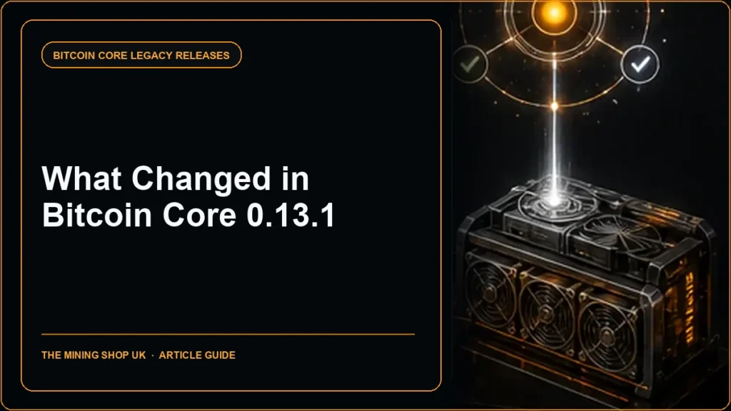 Bitcoin Core 0.13.1 guide cover