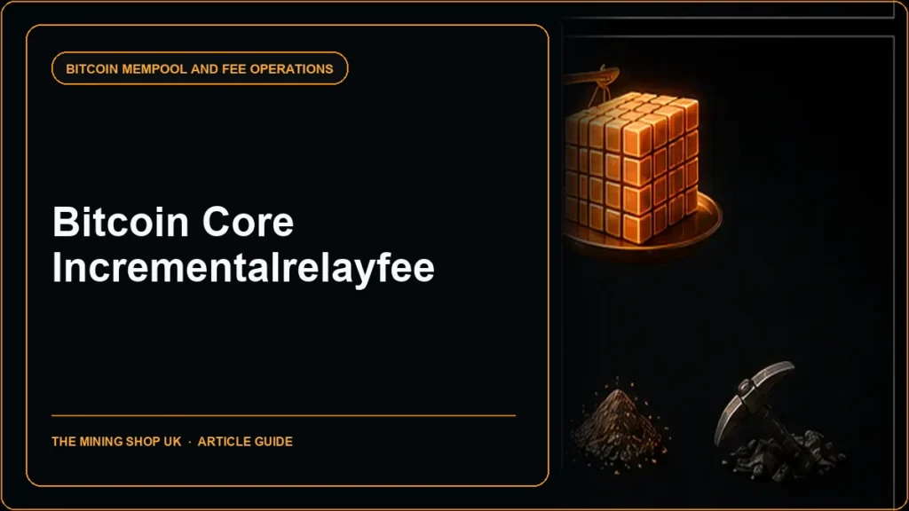 Bitcoin Core incrementalrelayfee guide cover
