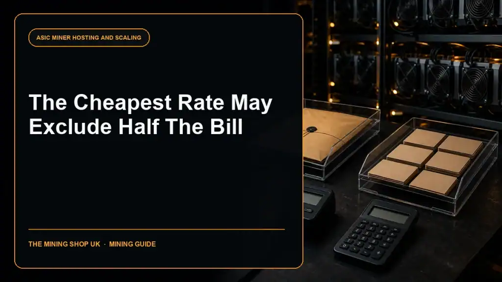 Bitcoin mining hosting pricing guide cover
